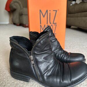 Miz Mooz Ruched Ankle Boot - Luna
